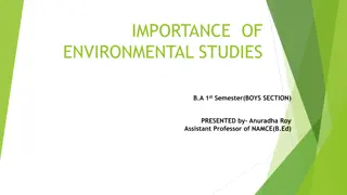 Importance of Environmental Studies for Individuals and Society
