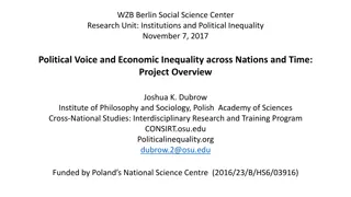 Political Voice and Economic Inequality Research Project