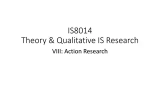 Action Research: Solving Organizational Problems & Improving Practices