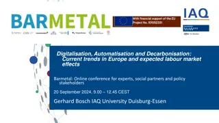 Current Trends in Digitalisation, Automatisation, and Decarbonisation: Effects on European Labour Market
