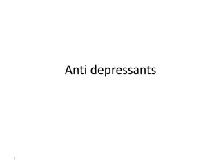 Mechanisms and Uses of Antidepressants