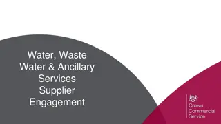 Water, Waste Water & Ancillary Services Supplier Engagement