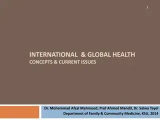 International & Global Health Concepts