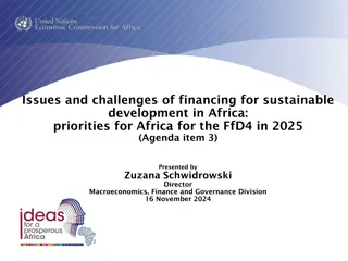 Financing Challenges for Sustainable Development in Africa: Priorities for FfD4 2025