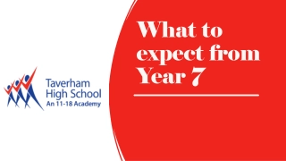Welcome to Taverham High School - Year 7 Information