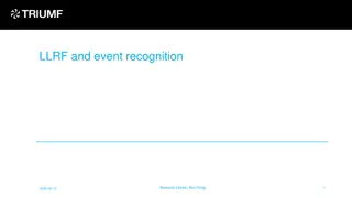 Introduction to LLRF and Event Recognition in Particle Accelerators