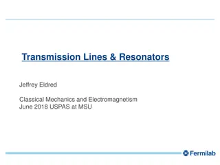 Classical Mechanics and Electromagnetism: Transmission Lines & Resonators