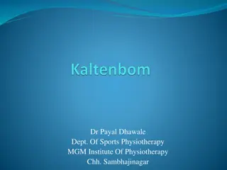 Biomechanical Approach to Joint Mobilization Techniques in Physical Therapy
