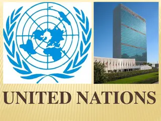 Brief Overview of United Nations Activities and History