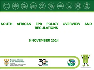 South African EPR Regulations & Policy Overview