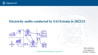 SAI Estonia Electricity Audits 2022/23 and Security of Supply Report