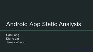 Android Security and Information Leakage Analysis