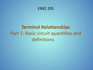 Basic Circuit Quantities and Definitions