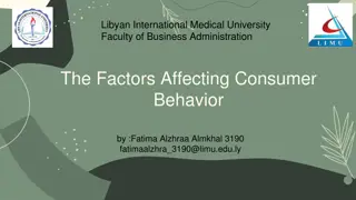 Factors Influencing Consumer Behavior in Business Administration
