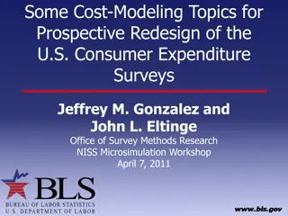 Prospective Redesign of U.S. Consumer Expenditure Surveys