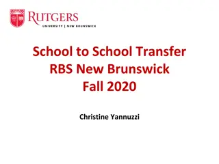 School to School Transfer Requirements at Rutgers