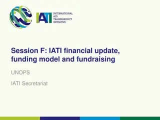 UNOPS Financial Update & Funding Model Review