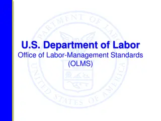 Overview of U.S. Department of Labor-Management Standards