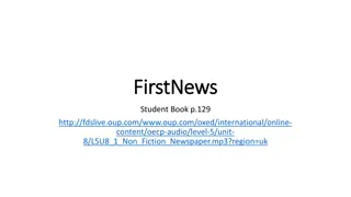 Tabloids: Articles, Features, and Differentiating Facts from Opinions