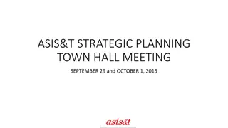 ASIS&T Strategic Planning Town Hall Meeting Summary