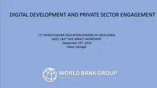 DIGITAL DEVELOPMENT AND PRIVATE SECTOR ENGAGEMENT