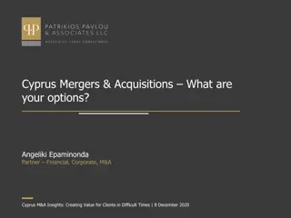 Cyprus Mergers & Acquisitions