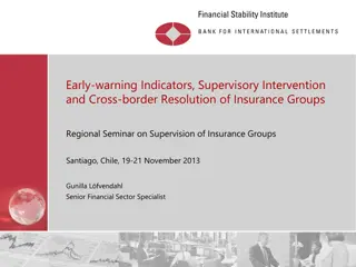 Supervisory Intervention and Cross-border Resolution of Insurance Groups Seminar