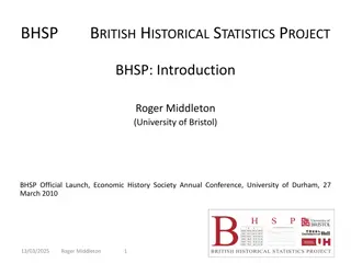 British Historical Statistics Project Overview