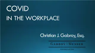 COVID-19 Workplace Regulations and Religious Accommodations
