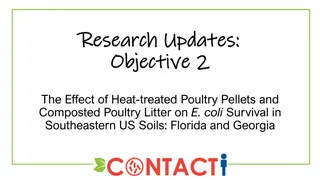 Survival of E. coli Amended with BSAAO in Southeastern US Soils