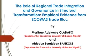 The Role of Regional Trade Integration in ECOWAS Bloc