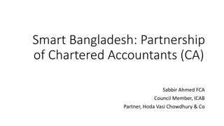 Partnership of Chartered Accountants in SMART Bangladesh
