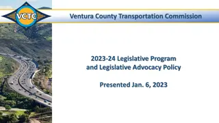 VCTC Legislative Advocacy & Policy Overview