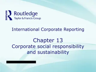 Corporate Social Responsibility and Sustainability Initiatives