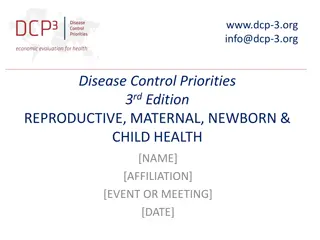 Disease Control Priorities 3rd Edition - Reproductive, Maternal, Newborn & Child Health