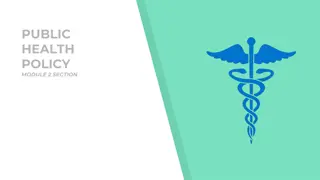 Emergency Support Function #8 and Public Health Policy Insights