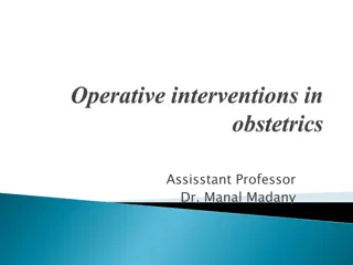 Episiotomy and Caesarean Section Procedures