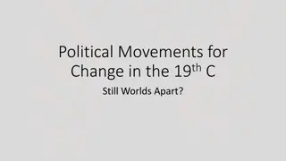 Political Movements for Change in the 19th Century