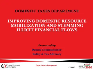 Improving Domestic Resource Mobilization for Economic Growth