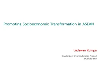 Promoting Socioeconomic Transformation in ASEAN: Changing Direction of Food and Agricultural Products Development