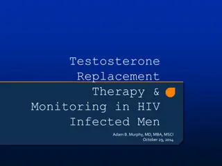 Testosterone Replacement Therapy & Monitoring in HIV-Infected Men