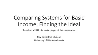 Comparing Systems for Basic Income: Ideal Concepts