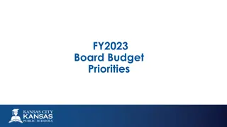 FY2023 Board Budget Priorities Overview