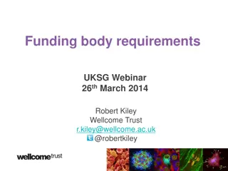 Funding Body Requirements for Wellcome Trust OA Policy