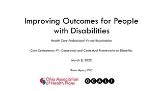 Conceptual and Contextual Frameworks on Disability