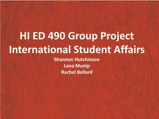 Employment Trends in International Student Affairs