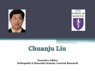 Executive Editor - Orthopedic & Muscular System Research