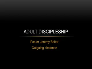 Adult Discipleship Today and Tomorrow
