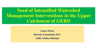 Intensified Watershed Management in GERD Upper Catchment