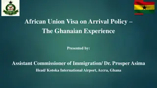 African Union Visa on Arrival Policy: The Ghanaian Experience